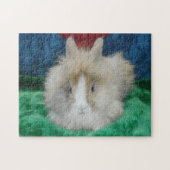 Fluffy Lionhead Bunny Rabbit Puzzle (Horizontal)