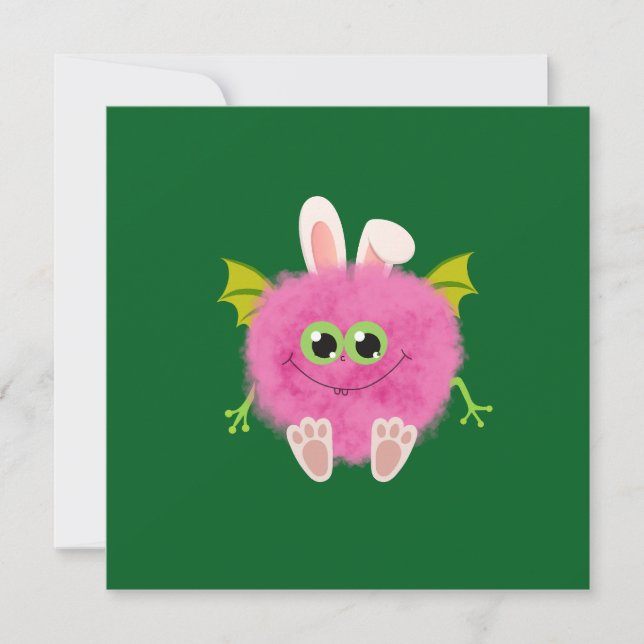 Fluffy little pink rabbit monster (Vorderseite)