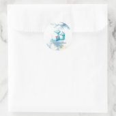 Fluffy Marshmallow Leckereien Runder Aufkleber (Tasche)