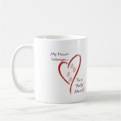 Fluffy Mastiff Heart Belongs Kaffeetasse (Links)