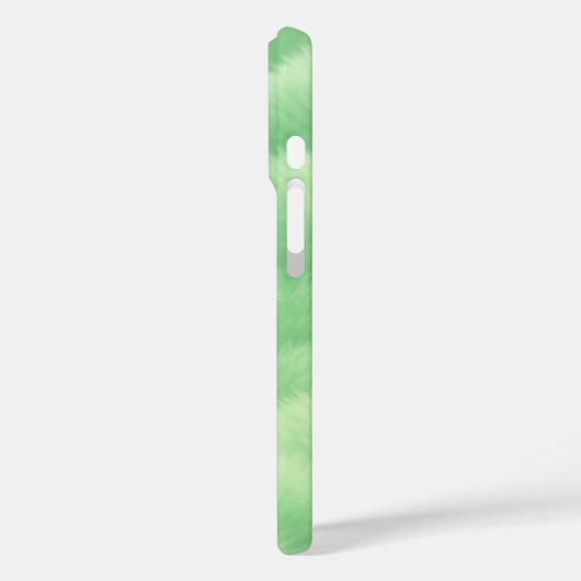 Fluffy Mint Kitten iPhone Case - Niedlicher Cartoo (Rückseite / Links)