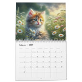 Fluffy Niedlich Kittens Kalender (Feb 2027)