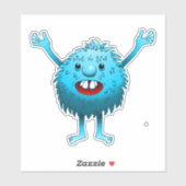 Fluffy & Niedliche Vinyl Sticker (Blatt)