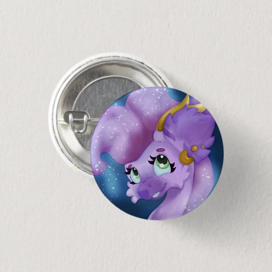 Fluffy Overlord Button (Vorne & Hinten)