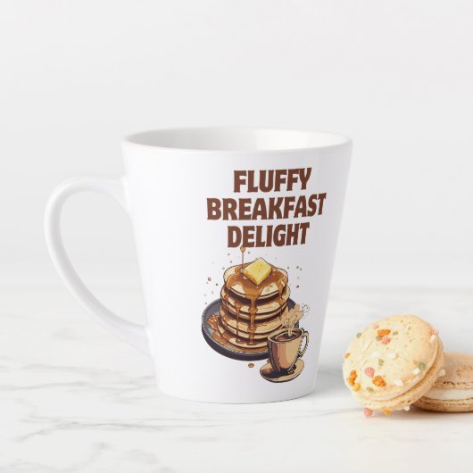 Fluffy Pancake Frühstücksbuffet Milchtasse (Beispiel)