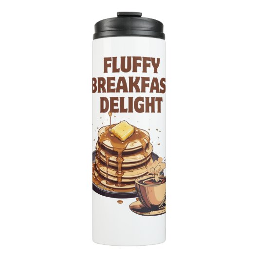 Fluffy Pancake Frühstücksbuffet Thermosbecher (Vorderseite)