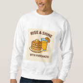 Fluffy Pancakes & Fresh Orange Juice - Frühstück B Sweatshirt (Vorderseite)
