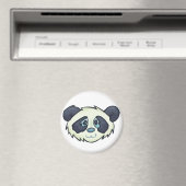 Fluffy Panda Magnet (In Situ (Geschirrspüler))