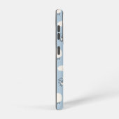 Fluffy Pastel Blue Lamb Pattern Samsung Galaxy Hülle (Rechte Seite)