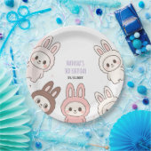 Fluffy Pastel Ugly Niedliche Puppen Geburtstag Pappteller (Party)