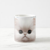 Fluffy Persian Kinderzimmer Cat Art Kaffeetasse (Mittel)
