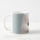 Fluffy Persian Kinderzimmer Cat Art Kaffeetasse (Links)