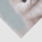 Fluffy Persian Kinderzimmer Cat Art Seidenpapier (Ausschnitt)