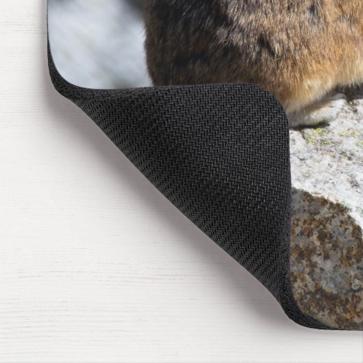 Fluffy Pika Custom Mousepad (Ecke)