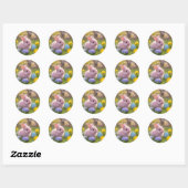Fluffy Pink Bunny Sticker - Niedlich, PastellOster (Blatt)