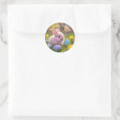 Fluffy Pink Bunny Sticker - Niedlich, PastellOster (Tasche)