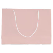 Fluffy Pink Highlands Scottish Cow Große Geschenktüte (Rückseite)