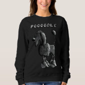 Fluffy Poodle Sweatshirt (Vorderseite)