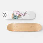 Fluffy Puffy Honey Bunny niedlicher Tiere Illustra Skateboard (Horizontal)