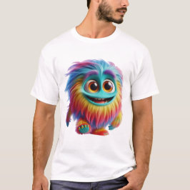 Fluffy Rainbow Companion: Ein Whimsical und fröhli T-Shirt