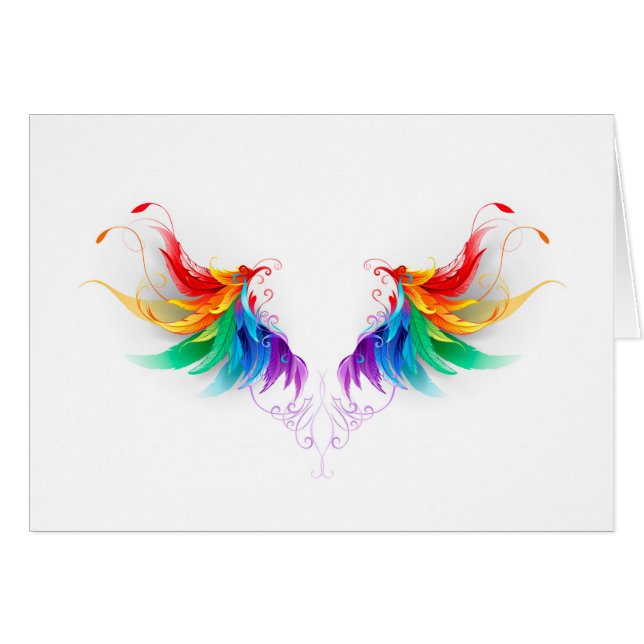 Fluffy Rainbow Wings (Vorderseite (Horizontal))