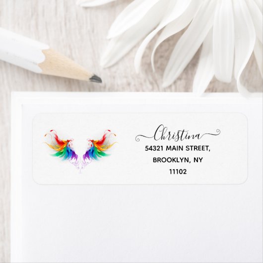 Fluffy Rainbow Wings (Insitu)