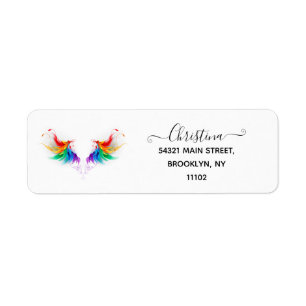 Fluffy Rainbow Wings