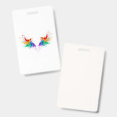 Fluffy Rainbow Wings Ausweis (Vorder- & Rückseite)