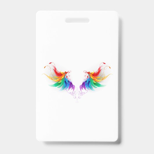 Fluffy Rainbow Wings Ausweis (Vorderseite)