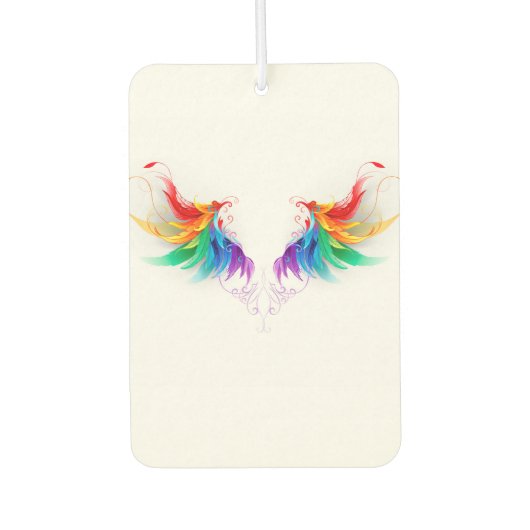 Fluffy Rainbow Wings Autolufterfrischer (Vorderseite)