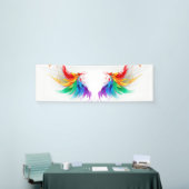 Fluffy Rainbow Wings Banner (Messeveranstaltung)