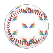Fluffy Rainbow Wings Baseball (Vorderseite Links)
