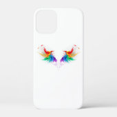 Fluffy Rainbow Wings Case-Mate iPhone Hülle (Rückseite)