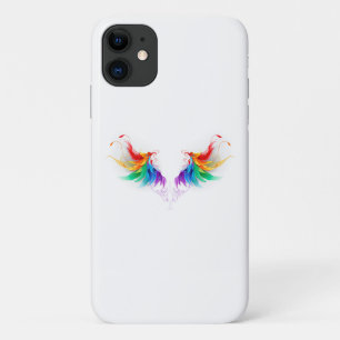 Fluffy Rainbow Wings Case-Mate iPhone Hülle