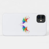 Fluffy Rainbow Wings Case-Mate iPhone Hülle (Rückseite (Horizontal))