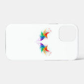 Fluffy Rainbow Wings Case-Mate iPhone Hülle (Rückseite (Horizontal))