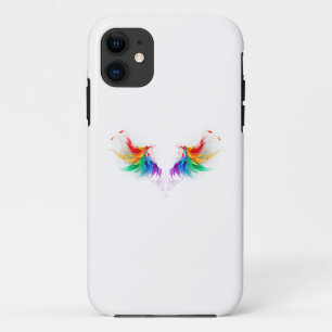 Fluffy Rainbow Wings Case-Mate iPhone Hülle