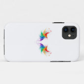 Fluffy Rainbow Wings Case-Mate iPhone Hülle (Rückseite (Horizontal))