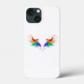 Fluffy Rainbow Wings Case-Mate iPhone Hülle (Rückseite)