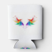 Fluffy Rainbow Wings Dosenkühler (Rückseite)