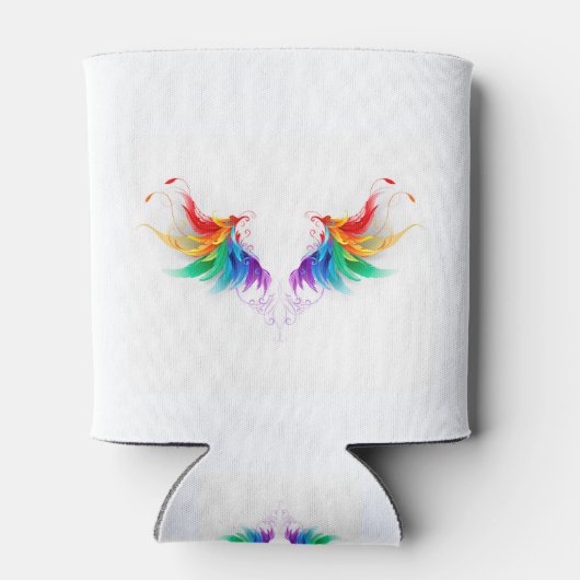 Fluffy Rainbow Wings Dosenkühler (Rückseite)