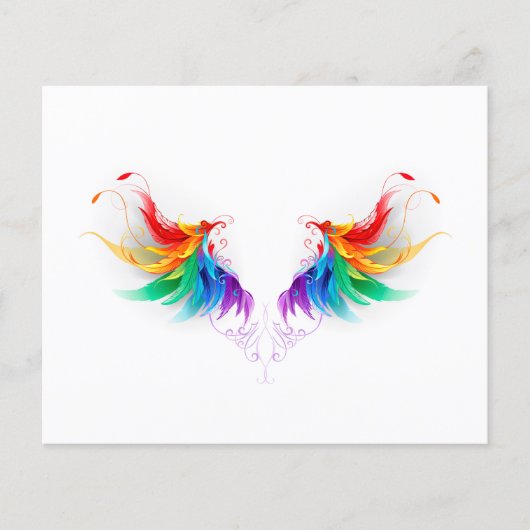 Fluffy Rainbow Wings Flyer (Vorne)