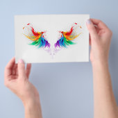 Fluffy Rainbow Wings Flyer (Handgriff)