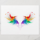 Fluffy Rainbow Wings Flyer (Vorne)