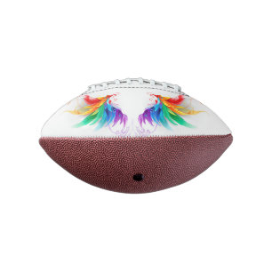 Fluffy Rainbow Wings Football