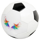 Fluffy Rainbow Wings Fußball (Dreiviertel)