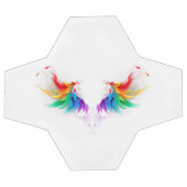 Fluffy Rainbow Wings Fußball (Flach)