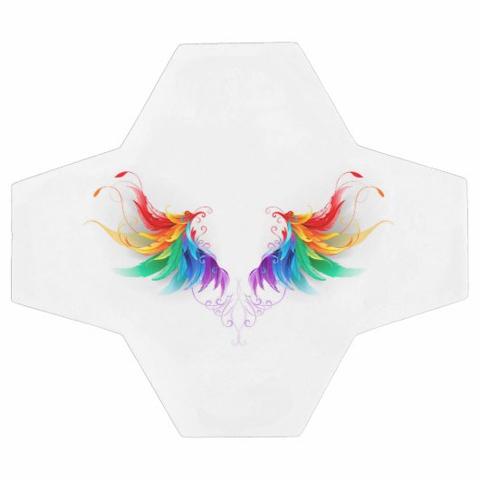 Fluffy Rainbow Wings Fußball (Flach)