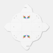 Fluffy Rainbow Wings Geschenkschachtel (Ungefaltet)