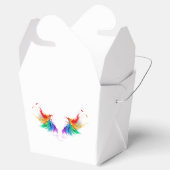 Fluffy Rainbow Wings Geschenkschachtel (Geöffnet)